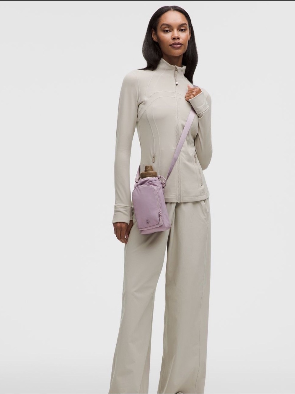 lululemon athletica Olive Green Crossbody Sling with Front Zipper Pocket - Picture 9 of 9